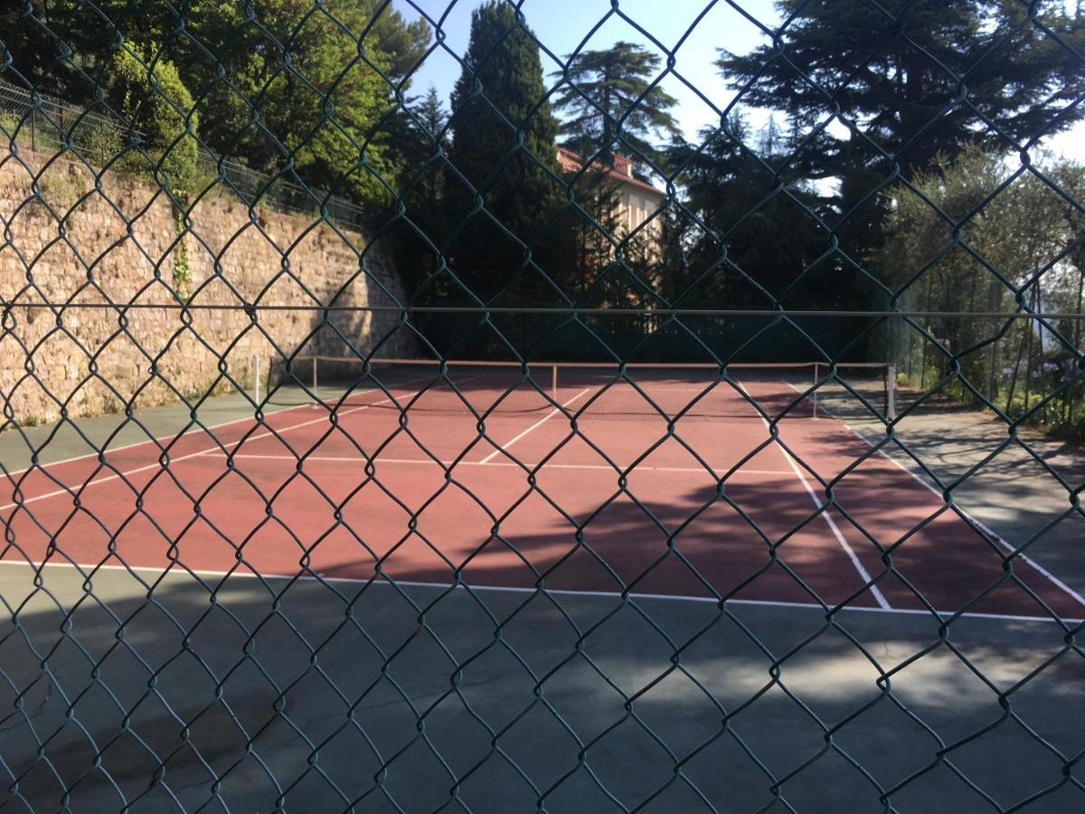 Clim Jardin Et Parking Prive -Piscine Tennis Et Park Vue Mer Grasse Bagian luar foto